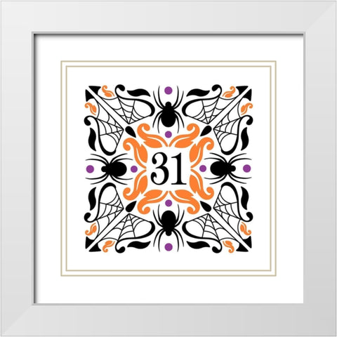 31st White Modern Wood Framed Art Print with Double Matting by Robinson, Tamara