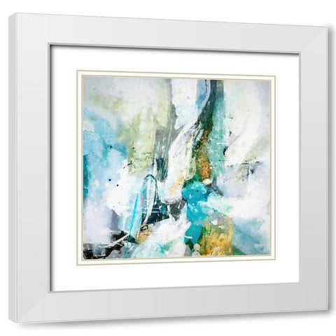 Endless Song White Modern Wood Framed Art Print with Double Matting by Dundon, Denise