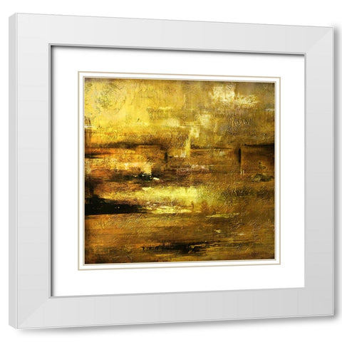 Distortions of Perspective White Modern Wood Framed Art Print with Double Matting by Dundon, Denise