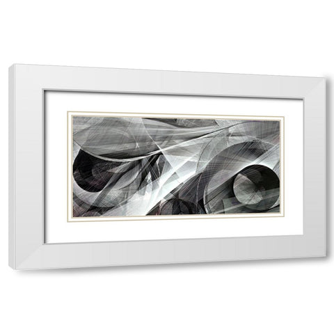 Binocular Vision White Modern Wood Framed Art Print with Double Matting by Dundon, Denise