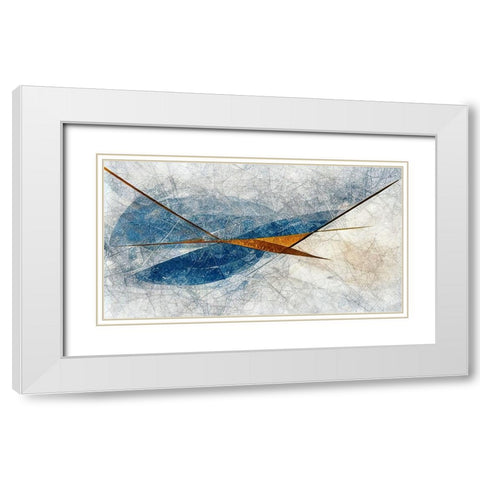 Alethiometer White Modern Wood Framed Art Print with Double Matting by Dundon, Denise