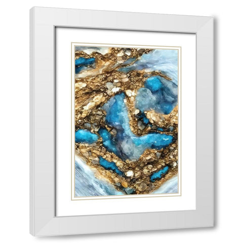 Lucky Strike White Modern Wood Framed Art Print with Double Matting by Dundon, Denise