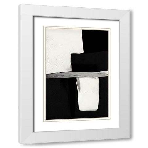 The Upside of Down White Modern Wood Framed Art Print with Double Matting by Dundon, Denise