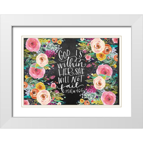 God Is White Modern Wood Framed Art Print with Double Matting by Wieners, Valerie