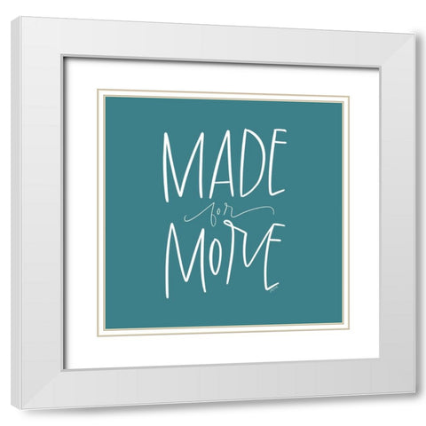 Made for More White Modern Wood Framed Art Print with Double Matting by Wieners, Valerie
