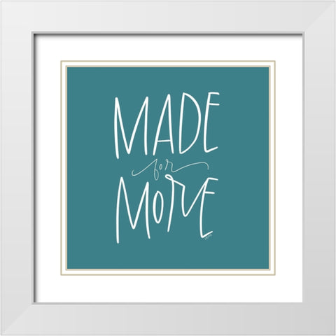 Made for More White Modern Wood Framed Art Print with Double Matting by Wieners, Valerie