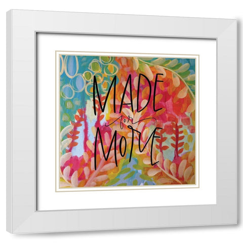 Made for More White Modern Wood Framed Art Print with Double Matting by Wieners, Valerie