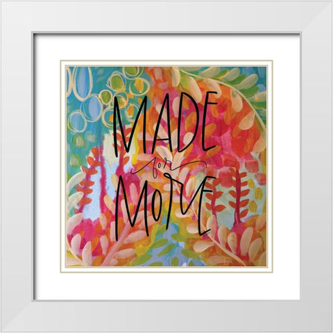 Made for More White Modern Wood Framed Art Print with Double Matting by Wieners, Valerie