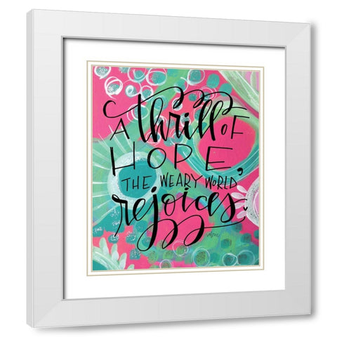 Thrill-eisley  White Modern Wood Framed Art Print with Double Matting by Wieners, Valerie