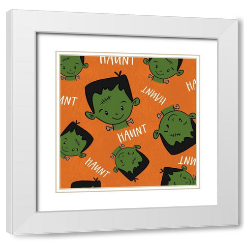 Haunt White Modern Wood Framed Art Print with Double Matting by Wieners, Valerie