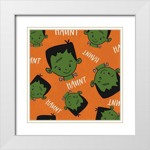 Haunt White Modern Wood Framed Art Print with Double Matting by Wieners, Valerie