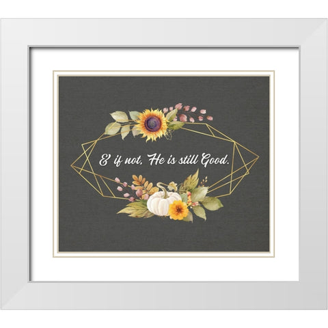 And If Not White Modern Wood Framed Art Print with Double Matting by Wieners, Valerie