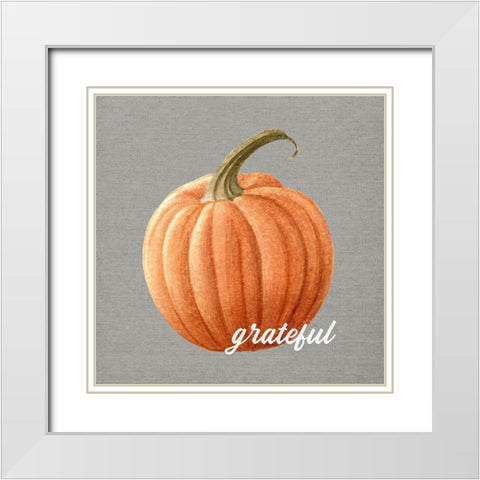 Grateful White Modern Wood Framed Art Print with Double Matting by Wieners, Valerie