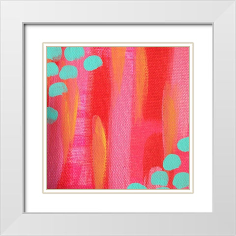 Abstract I White Modern Wood Framed Art Print with Double Matting by Wieners, Valerie