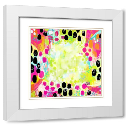 Outs White Modern Wood Framed Art Print with Double Matting by Wieners, Valerie