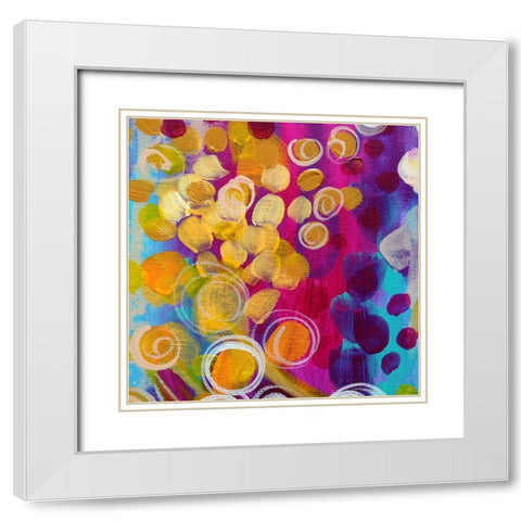 Bright I White Modern Wood Framed Art Print with Double Matting by Wieners, Valerie
