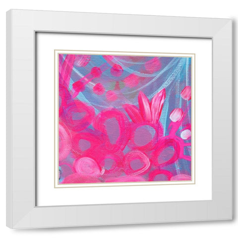 Bright III White Modern Wood Framed Art Print with Double Matting by Wieners, Valerie