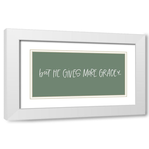 James 4 White Modern Wood Framed Art Print with Double Matting by Wieners, Valerie