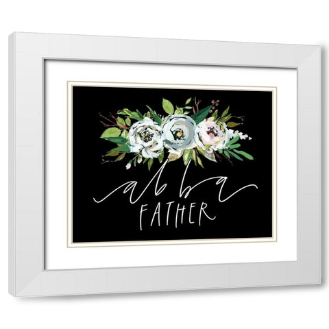 Abba White Modern Wood Framed Art Print with Double Matting by Wieners, Valerie