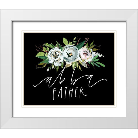 Abba White Modern Wood Framed Art Print with Double Matting by Wieners, Valerie