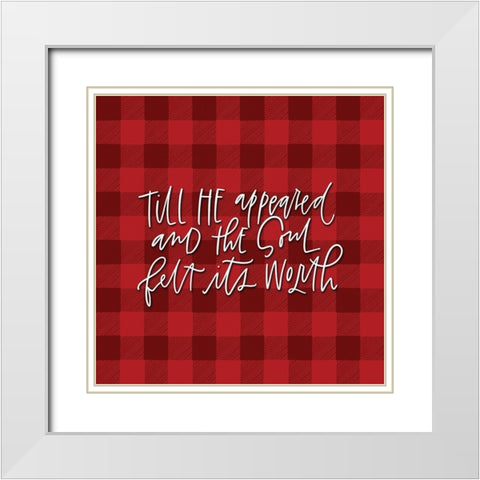 Soul White Modern Wood Framed Art Print with Double Matting by Wieners, Valerie