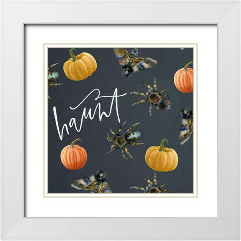 Haunt White Modern Wood Framed Art Print with Double Matting by Wieners, Valerie