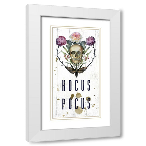 Hocus Pocus White Modern Wood Framed Art Print with Double Matting by Wieners, Valerie