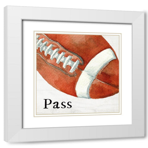 Pass White Modern Wood Framed Art Print with Double Matting by Wieners, Valerie