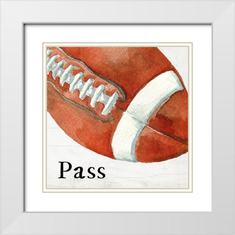 Pass White Modern Wood Framed Art Print with Double Matting by Wieners, Valerie