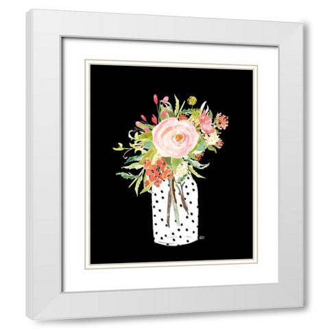 Coral Still Life White Modern Wood Framed Art Print with Double Matting by Wieners, Valerie