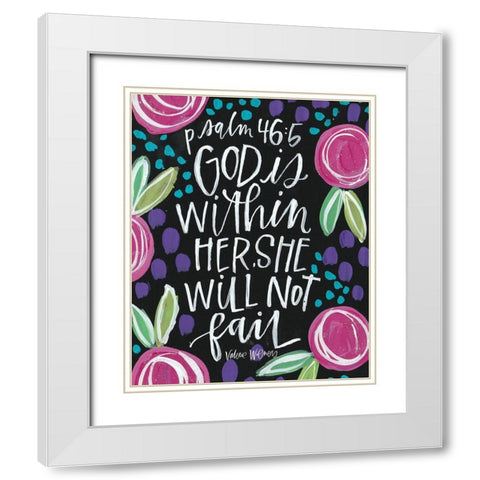 God Is White Modern Wood Framed Art Print with Double Matting by Wieners, Valerie
