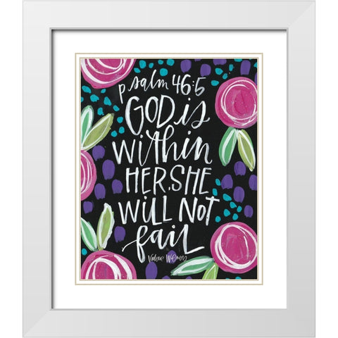 God Is White Modern Wood Framed Art Print with Double Matting by Wieners, Valerie