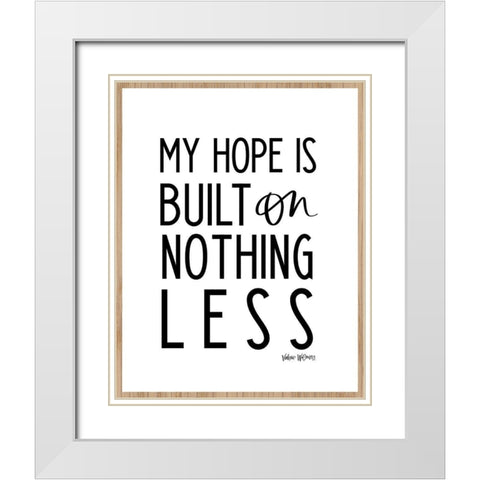 My Hope Is White Modern Wood Framed Art Print with Double Matting by Wieners, Valerie