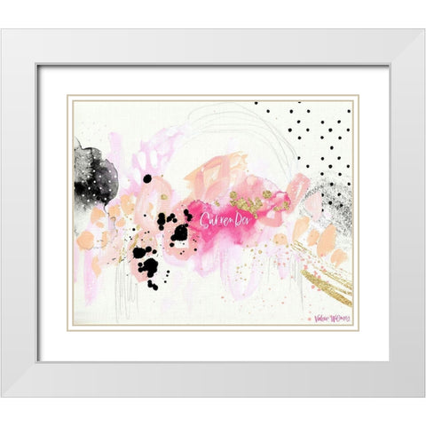 Surrender White Modern Wood Framed Art Print with Double Matting by Wieners, Valerie