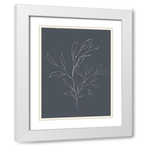 Soft Bouquet I White Modern Wood Framed Art Print with Double Matting by Wieners, Valerie