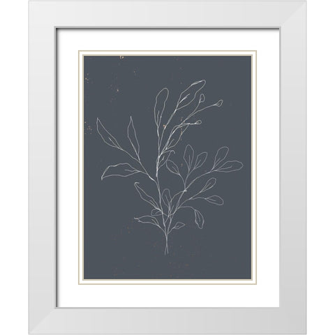 Soft Bouquet I White Modern Wood Framed Art Print with Double Matting by Wieners, Valerie