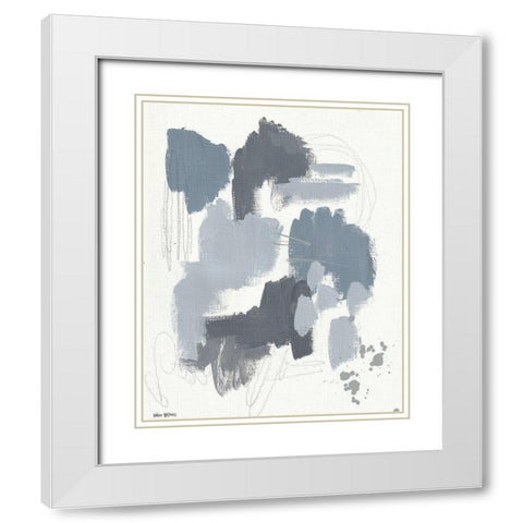 Stormy Weather II White Modern Wood Framed Art Print with Double Matting by Wieners, Valerie