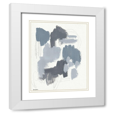 Stormy Weather II White Modern Wood Framed Art Print with Double Matting by Wieners, Valerie