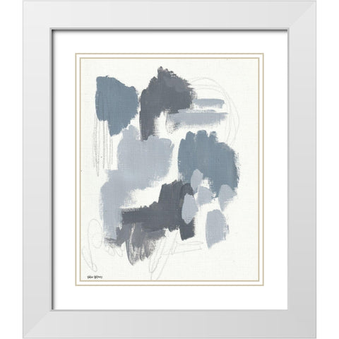 Stormy Weather II White Modern Wood Framed Art Print with Double Matting by Wieners, Valerie