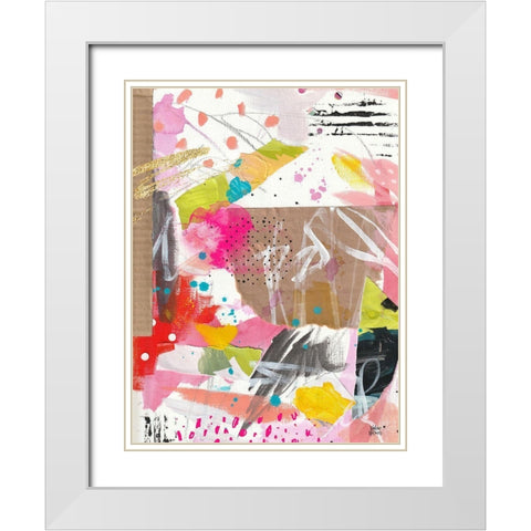 Cool Cardboard II White Modern Wood Framed Art Print with Double Matting by Wieners, Valerie