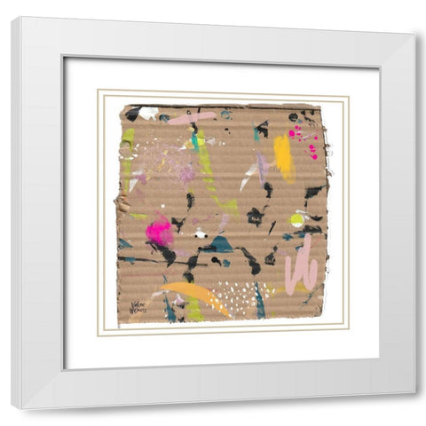 Cool and Square II White Modern Wood Framed Art Print with Double Matting by Wieners, Valerie