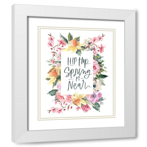 Hip Hop White Modern Wood Framed Art Print with Double Matting by Wieners, Valerie