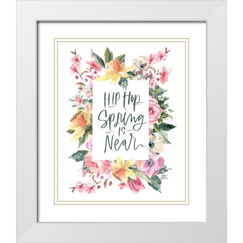 Hip Hop White Modern Wood Framed Art Print with Double Matting by Wieners, Valerie