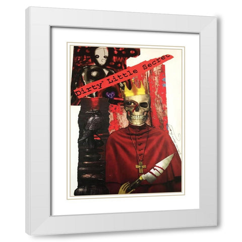 Who Knew White Modern Wood Framed Art Print with Double Matting by Burney, Yvonne Coleman