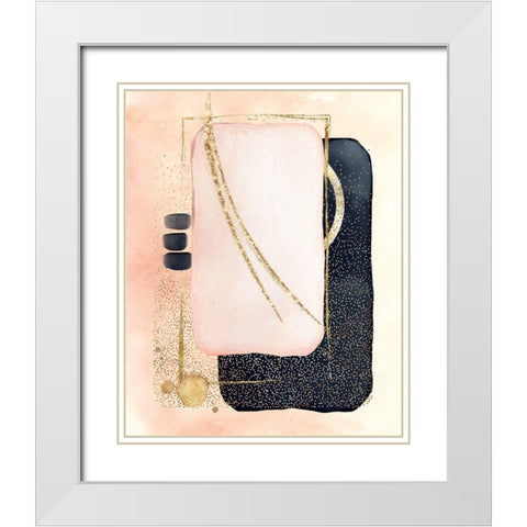 Powered Sugar White Modern Wood Framed Art Print with Double Matting by Burney, Yvonne Coleman