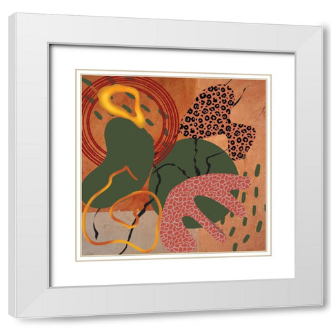 Soul Searcher White Modern Wood Framed Art Print with Double Matting by Burney, Yvonne Coleman