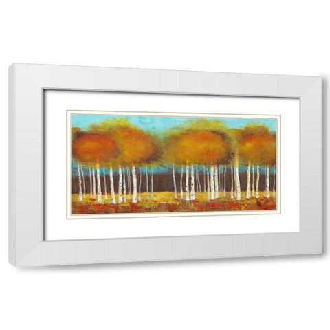Atmosphere White Modern Wood Framed Art Print with Double Matting by Yellow Cafe