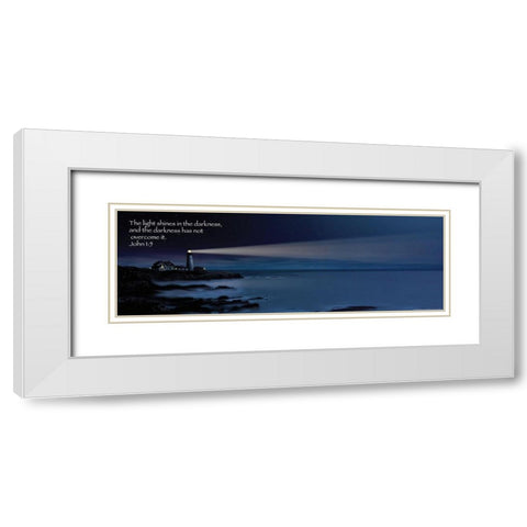 Night Watch White Modern Wood Framed Art Print with Double Matting by Yellow Cafe