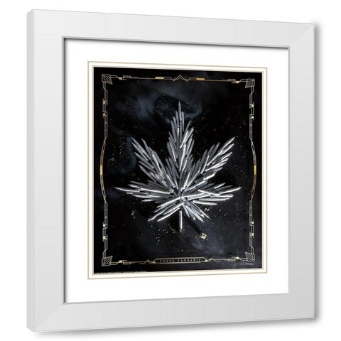 Carpe Cannabis White Modern Wood Framed Art Print with Double Matting by Yellow Cafe