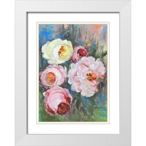 Still Life White Modern Wood Framed Art Print with Double Matting by Yellow Cafe